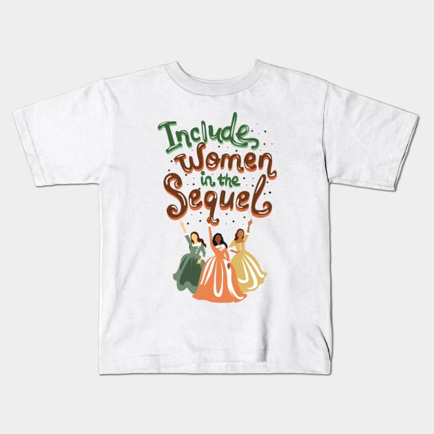 Women In The Sequel Kids T-Shirt by KsuAnn